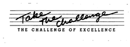 TAKE THE CHALLENGE THE CHALLENGE OF EXCELLENCE trademark