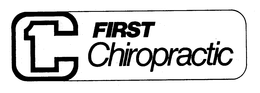 1 C FIRST CHIROPRACTIC trademark