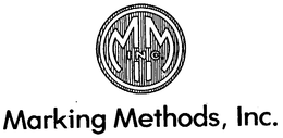 M M INC. MARKING METHODS, INC. trademark