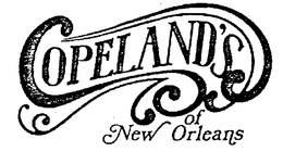 COPELAND'S OF NEW ORLEANS trademark