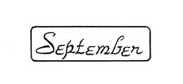 SEPTEMBER trademark