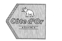 COTE D'OR SINCE 1883 trademark