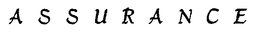 ASSURANCE trademark