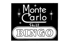 MONTE CARLO SKILL BINGO trademark