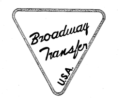 BROADWAY TRANSFER U.S.A. trademark