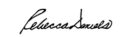 REBECCA DANIELS trademark