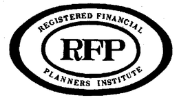 RFP REGISTERED FINANCIAL PLANNERS INSTITUTE trademark