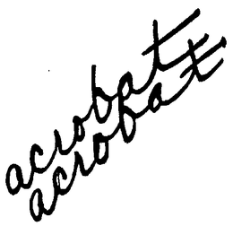 ACROBAT ACROBAT trademark