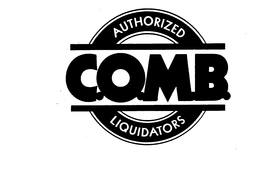 C.O.M.B. AUTHORIZED LIQUIDATORS trademark