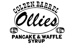 GOLDEN BARREL OLLIES PANCAKE & WAFFLE SYRUP trademark