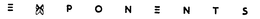 EXPONENTS trademark