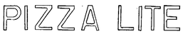 PIZZA LITE trademark