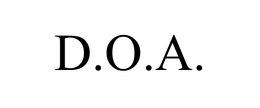 D.O.A. trademark