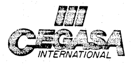 CEGASA INTERNATIONAL trademark