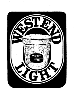 WEST END LIGHT BEER WEST END trademark