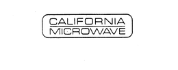 CALIFORNIA MICROWAVE trademark