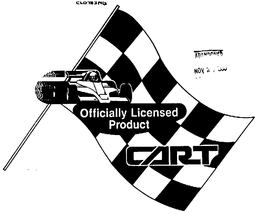 CART OFFICIALLY LICENSED PRODUCT trademark