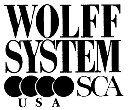 WOLFF SYSTEM SCA USA trademark