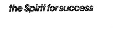 THE SPIRIT FOR SUCCESS trademark