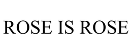 ROSE IS ROSE trademark