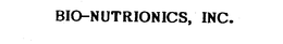 BIO-NUTRIONICS, INC. trademark
