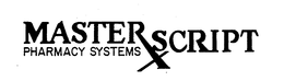 MASTERSCRIPT PHARMACY SYSTEMS trademark