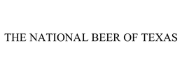 THE NATIONAL BEER OF TEXAS trademark