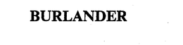 BURLANDER trademark