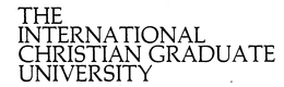 THE INTERNATIONAL CHRISTIAN GRADUATE UNIVERSITY trademark