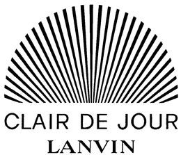 CLAIR DE JOUR LANVIN trademark