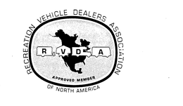 RVDA RECREATION VEHICLE DEALERS ASSOCIATION OF NORTH AMERICA APPROVED MEMBER trademark