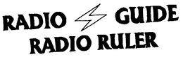 RADIO GUIDE RADIO RULER trademark
