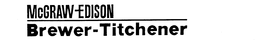 MCGRAW-EDISON BREWER-TITCHENER trademark