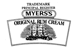 MYER'S ORIGINAL RUM CREAM trademark