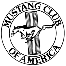 MUSTANG CLUB OF AMERICA trademark