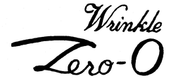WRINKLE ZERO-0 trademark