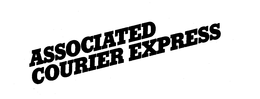 ASSOCIATED COURIER EXPRESS trademark