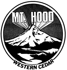 MT. HOOD WESTERN CEDAR trademark