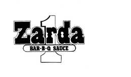 ZARDA BAR-B-Q SAUCE 1 trademark