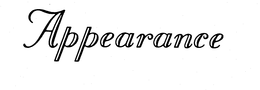APPEARANCE trademark