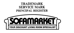 SOFAMARKET YOUR DISCOUNT LIVING ROOM SPECIALIST trademark