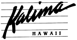 KALIMA HAWAII trademark