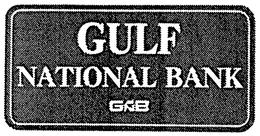 GULF NATIONAL BANK GNB trademark