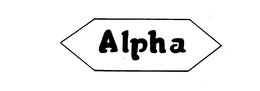 ALPHA trademark