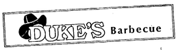 DUKE'S BARBECUE trademark