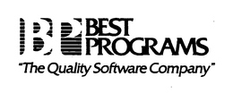 BP BEST PROGRAMS "THE QUALITY SOFTWARE COMPANY" trademark
