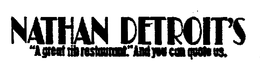 NATHAN DETROIT'S THE BEST PLACE FOR RIBS trademark
