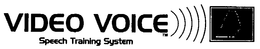 VIDEO VOICE SPEECH TRAINING SYSTEM trademark