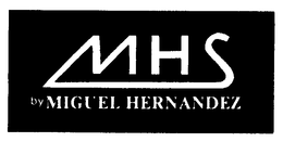 MHS BY MIGUEL HERNANDEZ trademark