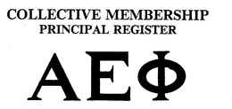 AE AND GREEK LETTER MEANING "PHI" trademark